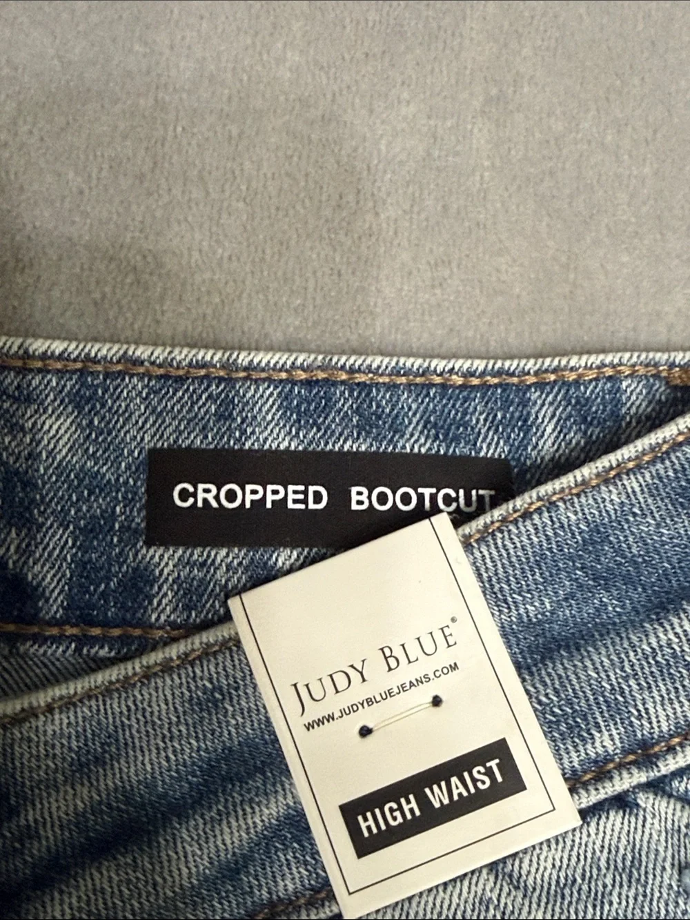 Judy Blue Distressed Boyfriend cropped bootcut style JB88518 item 72520